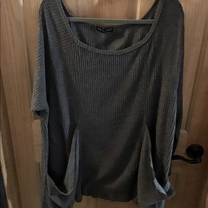 Kim & Cami Charcoal Sweater 3X